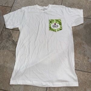 Tanqueray Shirt Rangpur Lime Gin & Soda White Short Sleeve Size Medium